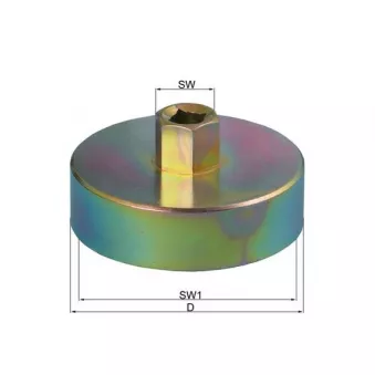 Cloche filtre a huile KNECHT OCS 4