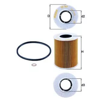 Filtre à huile KNECHT OEM 2632027110