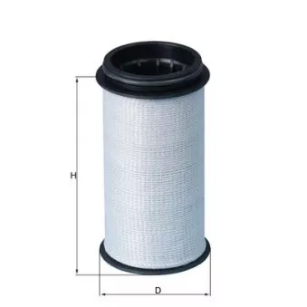 Filtre, ventilation du carter-moteur KNECHT SOX 1 pour MERCEDES-BENZ ACTROS MP2 / MP3 2555 LS - 551cv