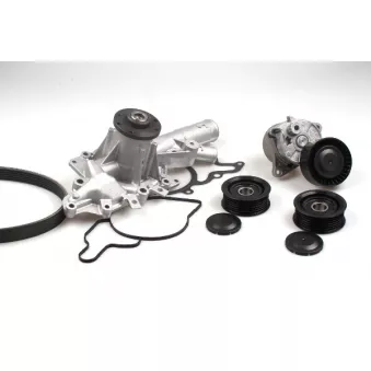 Pompe à eau+Jeu de courroie trapézoïdale à nervures HEPU OEM 6112000501