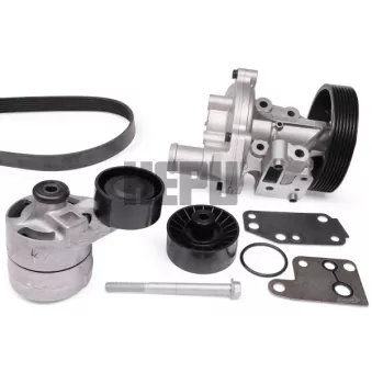 Pompe à eau+Jeu de courroie trapézoïdale à nervures HEPU OEM YC1Q8A558AC