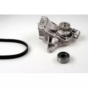 Pompe à eau+Jeu de courroie trapézoïdale à nervures HEPU OEM 7701470880