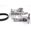 HEPU PK03710 - Pompe à eau+Jeu de courroie trapézoïdale à nervures