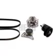HEPU PK05423 - Pompe à eau+Jeu de courroie trapézoïdale à nervures