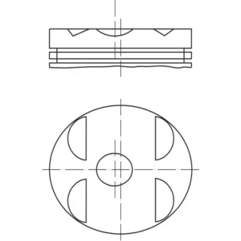 Piston MAHLE 001 04 11