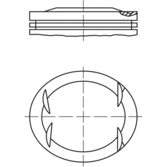 Piston MAHLE 001 41 00