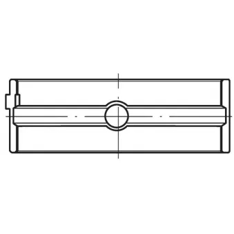 MAHLE 001 HL 10267 050 - Coussinet de vilebrequin