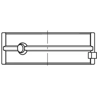 Coussinet de vilebrequin MAHLE 001 HL 21968 050