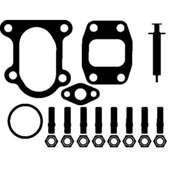 Kit de montage, turbo MAHLE 001 TA 17023 000 pour MERCEDES-BENZ ATEGO 2 815 K, 816 K - 152cv