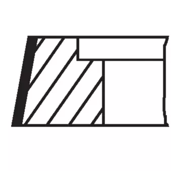 MAHLE 002 74 N1 - Jeu de segments de pistons