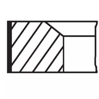 MAHLE 002 88 N0 - Jeu de segments de pistons