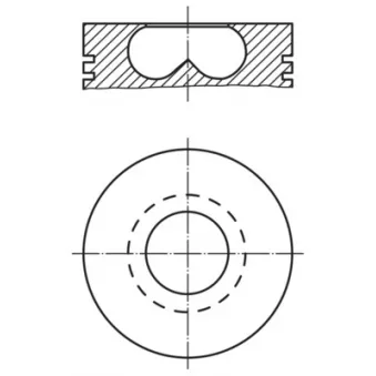 MAHLE 007 97 00 - Piston