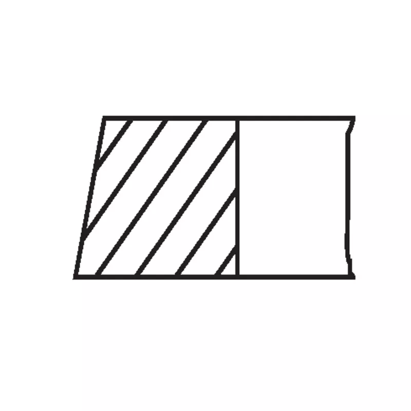 Jeu de segments de pistons MAHLE 007 99 V0 - Visuel 1