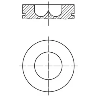 Piston MAHLE OEM 0000007303023