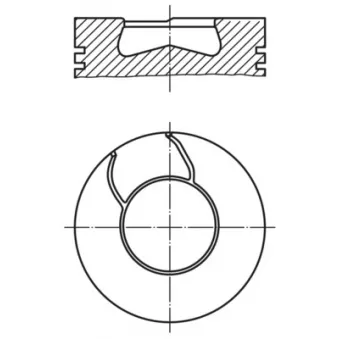 Piston MAHLE OEM 61319106
