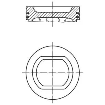MAHLE 008 80 02 - Piston