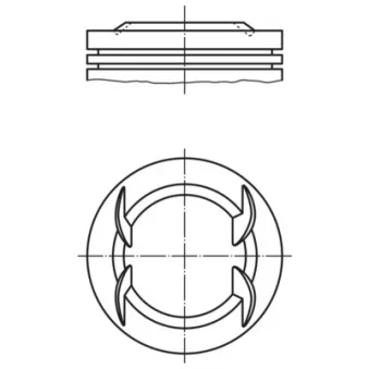 Piston MAHLE 009 44 01