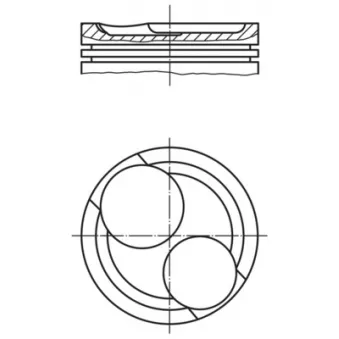 Piston MAHLE 011 26 12