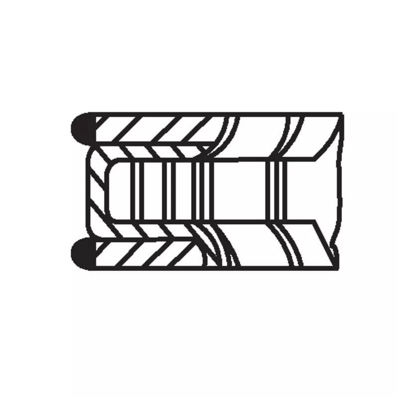 Jeu de segments de pistons MAHLE 011 56 N1 - Visuel 2