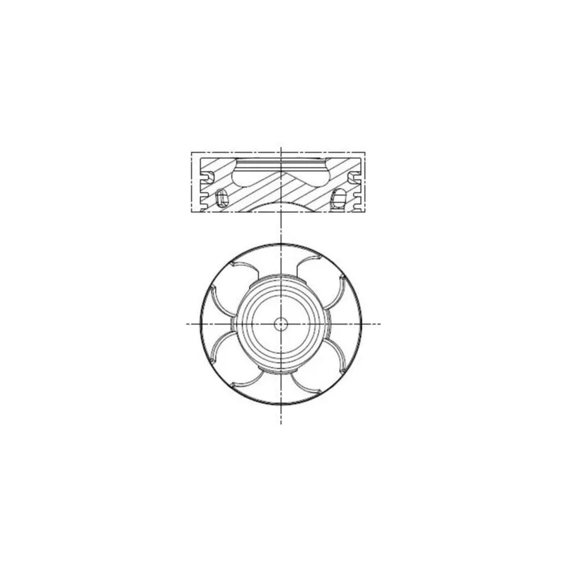 Piston MAHLE 012 09 03 - Visuel 1