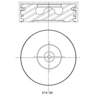 Piston MAHLE 014 82 01