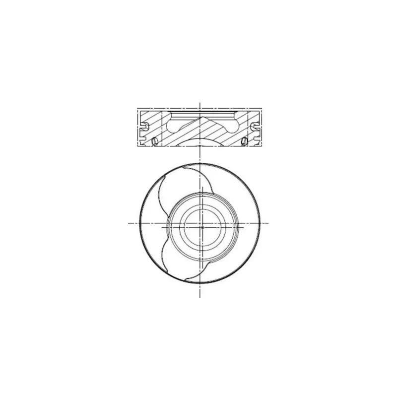 Piston MAHLE 022 01 02 - Visuel 1