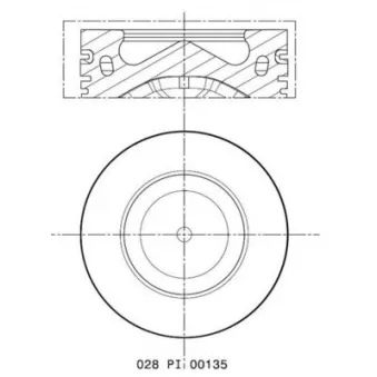 Piston MAHLE 028 PI 00135 002