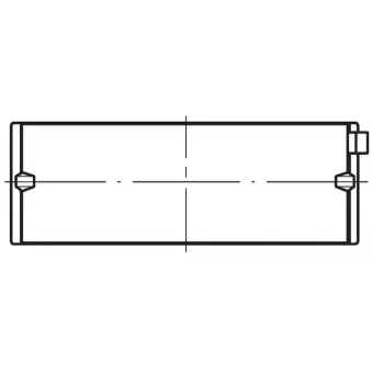 MAHLE 029 HL 18066 000 - Coussinet de vilebrequin