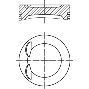 MAHLE 030 PI 00100 002 - Piston