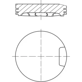 Piston MAHLE OEM 058107065m