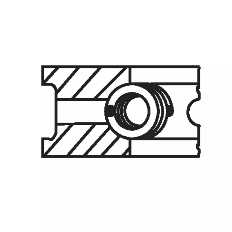 Jeu de segments de pistons MAHLE 037 86 N0 - Visuel 2