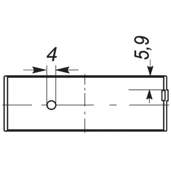 MAHLE 037 PL 18054 200 - Coussinet de bielle