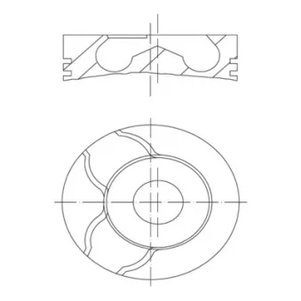 Piston MAHLE 038 63 00 pour NEOPLAN Trendliner FL 220-13 - 220cv