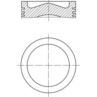 Piston MAHLE 038 89 00 pour VOLVO FH 440 - 440cv
