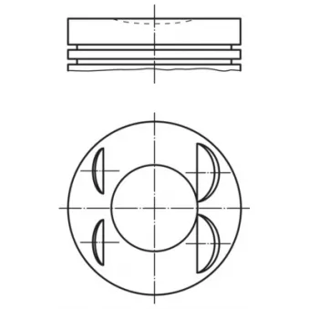 Piston MAHLE 039 65 00