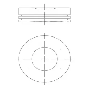 Piston MAHLE 040 16 01