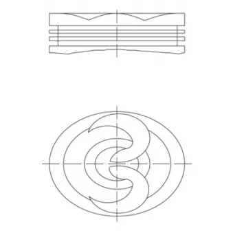 Piston MAHLE 049 27 03