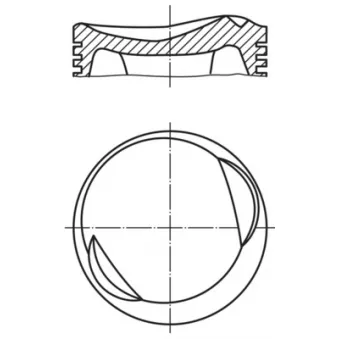 MAHLE 081 15 02 - Piston