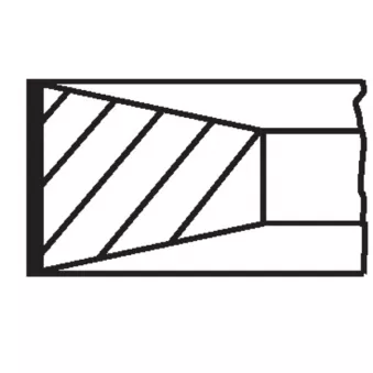 Jeu de segments de pistons MAHLE 081 69 N1 Jeu de segments de pistons MAHLE 081 69 N1