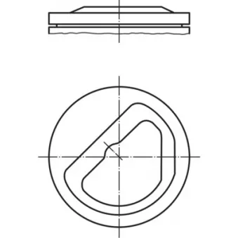 MAHLE 082 10 02 - Piston