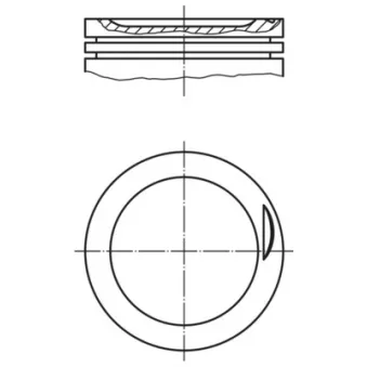 MAHLE 082 54 01 - Piston