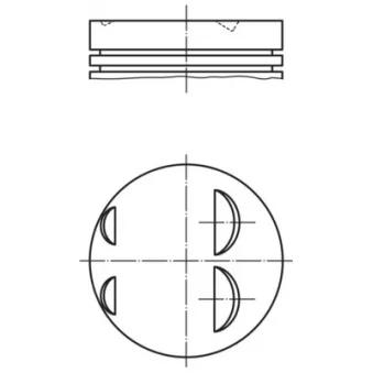Piston MAHLE OEM 1722511