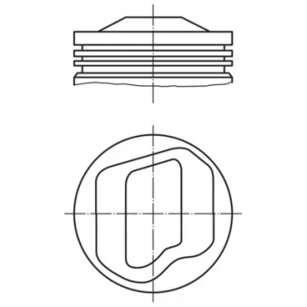 MAHLE 082 75 01 - Piston