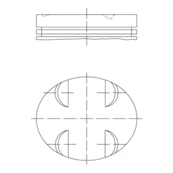 Piston MAHLE 083 15 01