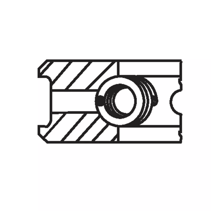 Jeu de segments de pistons MAHLE 101 97 N0 - Visuel 2