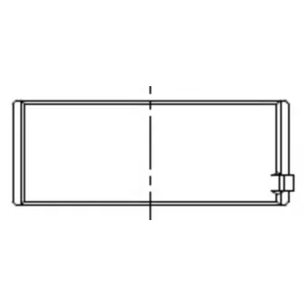 MAHLE 213 HL 18207 000 - Coussinet de vilebrequin