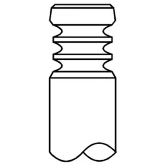 Soupape d'émission MAHLE 227 VA 30959 000