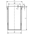 MAHLE 227 WN 37 00 - Chemise de cylindre