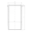 MAHLE 227 WN 56 01 - Chemise de cylindre