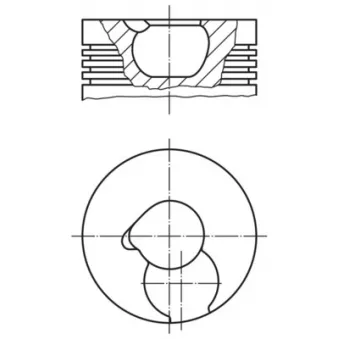 Piston MAHLE 228 05 00